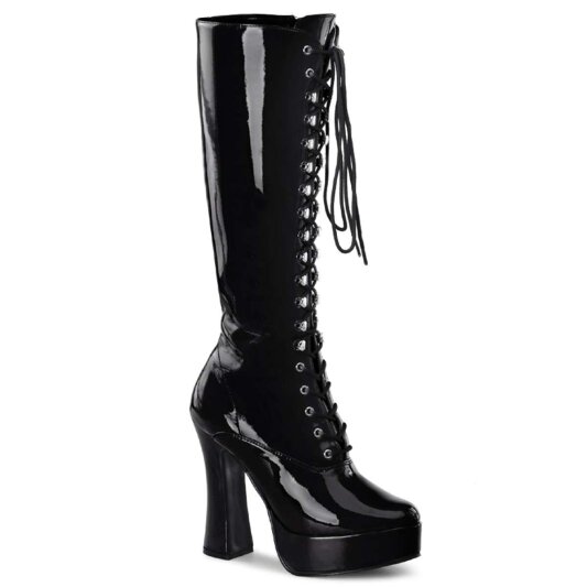 Pleaser Kniestiefel ELECTRA-2020 Schwarz EU-41 / US-11