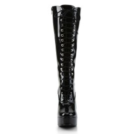 Pleaser Kniestiefel ELECTRA-2020 Schwarz EU-37 / US-7