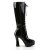 Pleaser Kniestiefel ELECTRA-2020 Schwarz EU-37 / US-7