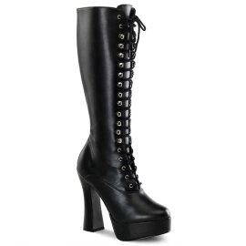 Pleaser Kniestiefel ELECTRA-2020 Schwarz EU-37 / US-7