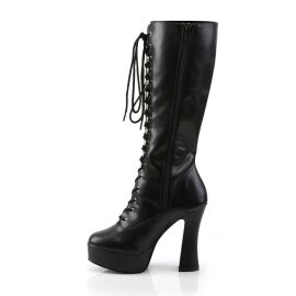 Pleaser Kniestiefel ELECTRA-2020 Schwarz EU-37 / US-7