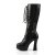 Pleaser Kniestiefel ELECTRA-2020 Schwarz EU-37 / US-7