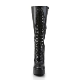 Pleaser Kniestiefel ELECTRA-2020 Schwarz EU-38 / US-8