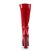 Pleaser Kniestiefel ELECTRA-2020 Rot EU-38 / US-8