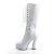 Pleaser Kniestiefel ELECTRA-2020 Weiß EU-41 / US-11