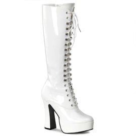 Pleaser Kniestiefel ELECTRA-2020 Weiß EU-38 / US-8