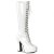 Pleaser Kniestiefel ELECTRA-2020 Weiß EU-39 / US-9