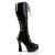 Pleaser Kniestiefel ELECTRA-2023 Schwarz EU-41 / US-11