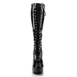 Pleaser Kniestiefel ELECTRA-2023 Schwarz EU-36 / US-6
