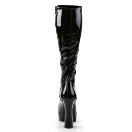 Pleaser Kniestiefel ELECTRA-2023 Schwarz EU-37 / US-7