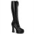 Pleaser Kniestiefel ELECTRA-2023 Schwarz EU-37 / US-7