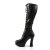 Pleaser Kniestiefel ELECTRA-2023 Schwarz EU-37 / US-7