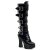 Pleaser Kniestiefel ELECTRA-2042 Schwarz EU-41 / US-11