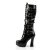 Pleaser Kniestiefel ELECTRA-2042 Schwarz EU-37 / US-7