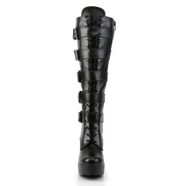 Pleaser Kniestiefel ELECTRA-2042 Schwarz EU-42 / US-12