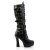 Pleaser Kniestiefel ELECTRA-2042 Schwarz EU-37 / US-7