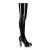 Pleaser Overknee Stiefel ELECTRA-3000Z Schwarz EU-38 / US-8
