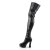 Pleaser Overknee Stiefel ELECTRA-3000Z Schwarz EU-37 / US-7