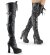 Pleaser Overknee Stiefel ELECTRA-3028 Schwarz EU-42 / US-12