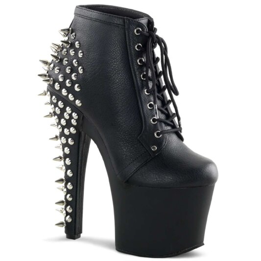 Pleaser Stiefelette FEARLESS-700-28 Schwarz EU-35 / US-5