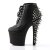 Pleaser Stiefelette FEARLESS-700-28 Schwarz EU-35 / US-5