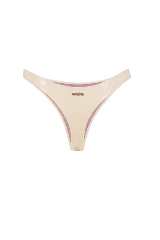 Naughty Thoughts Shorts Tanga Sinner Vinyl Cream XL