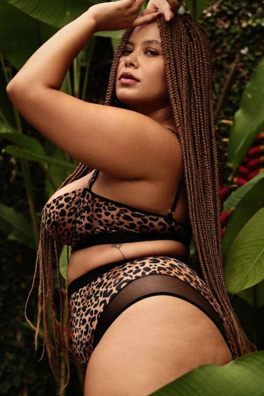 Rolling High Waist Shorts Alpha Eté Hot Pants Tropicalia XL