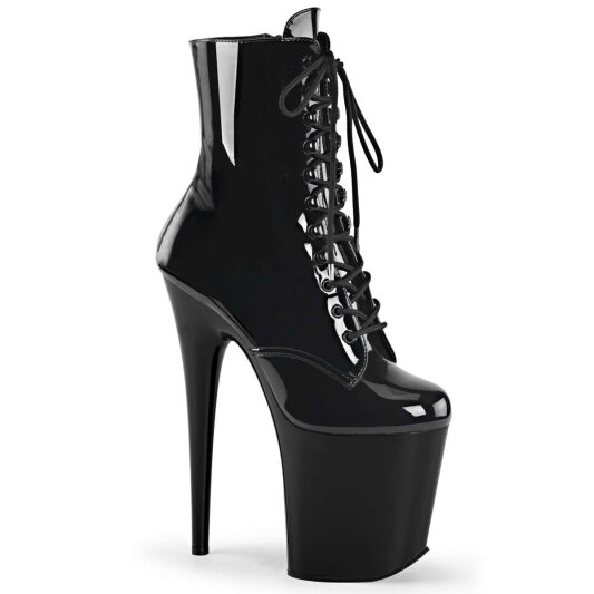 Pleaser Stiefelette FLAMINGO-1020 Schwarz EU-37 / US-7