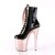 Pleaser Stiefelette FLAMINGO-1020 Schwarz Rose-Gold Chrom EU-35 / US-5