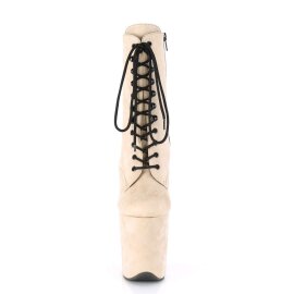 Pleaser Stiefelette FLAMINGO-1020FS Beige EU-35 / US-5