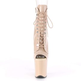 Pleaser Stiefelette FLAMINGO-1021 Nude EU-35 / US-5