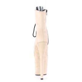 Pleaser Stiefelette FLAMINGO-1021FS Beige EU-35 / US-5