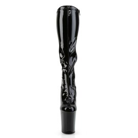 Pleaser Kniestiefel FLAMINGO-2000 Schwarz EU-37 / US-7