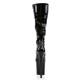 Pleaser Kniestiefel FLAMINGO-2023 Schwarz EU-37 / US-7