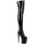 Pleaser Overknee Stiefel FLAMINGO-3000 Schwarz EU-35 / US-5