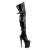 Pleaser Overknee Stiefel FLAMINGO-3028 Schwarz EU-38 / US-8