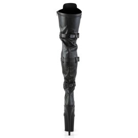 Pleaser Overknee Stiefel FLAMINGO-3028 Schwarz EU-37 / US-7
