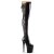 Pleaser Overknee Stiefel FLAMINGO-3050 Schwarz EU-40 / US-10
