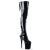 Pleaser Overknee Stiefel FLAMINGO-3063 Schwarz EU-37 / US-7