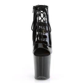 Pleaser Stiefelette FLAMINGO-800-20 Schwarz EU-35 / US-5