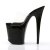 Pleaser Pantolette FLAMINGO-801 Transparent Schwarz EU-37 / US-7