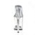 Pleaser Pantolette FLAMINGO-801 Transparent Silber EU-35 / US-5