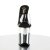 Pleaser Pantolette FLAMINGO-801 Transparent Silber Chrom EU-35 / US-5