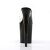 Pleaser Pantolette FLAMINGO-802 Transparent Schwarz EU-38 / US-8