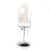 Pleaser Pantolette FLAMINGO-802 Transparent Silber EU-35 / US-5
