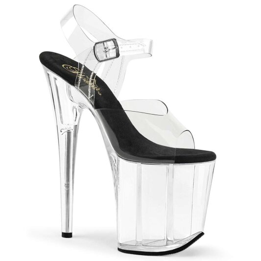 Pleaser Sandalette FLAMINGO-808 Transparent EU-35 / US-5