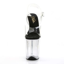 Pleaser Sandalette FLAMINGO-808 Transparent EU-35 / US-5