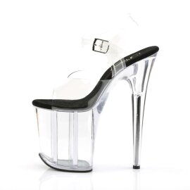 Pleaser Sandalette FLAMINGO-808 Transparent EU-35 / US-5