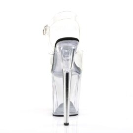 Pleaser Sandalette FLAMINGO-808 Transparent EU-35 / US-5