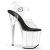 Pleaser Sandalette FLAMINGO-808 Transparent EU-37 / US-7